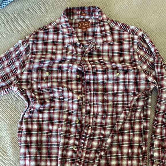 Red Ale Flannel button up - Picture 1 of 1